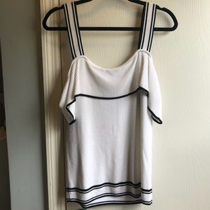 Banana Republic cold-shoulder blouse